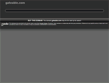 Tablet Screenshot of gateable.com
